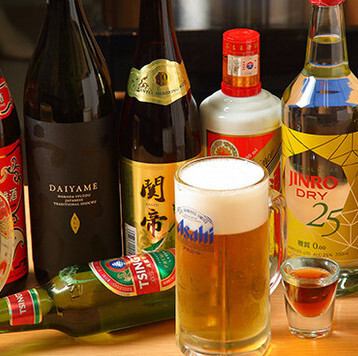 料理に合うお酒が勢揃い☆ボトルでの注文もできます！