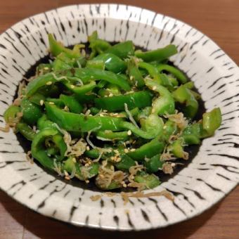 じゃこピーマン