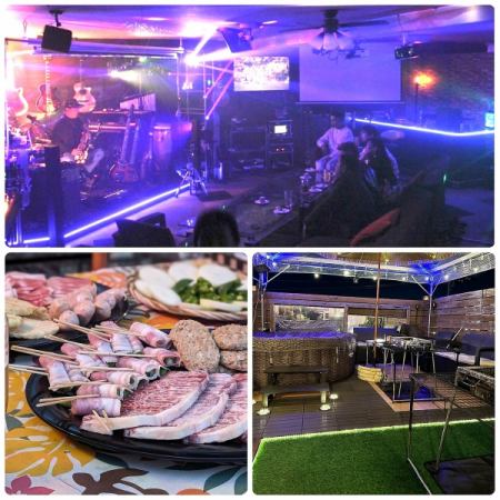 名古屋でBBQ×ラウンジ×ライブが楽しめるのはここだけ！歌える大人のリゾート空間