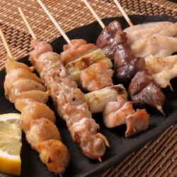 Assortment of 5 types of omakase