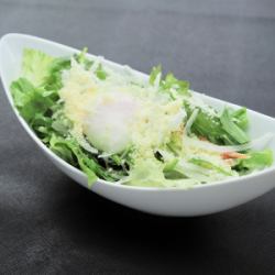 Onsen egg caesar salad