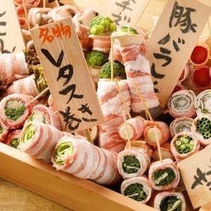 少人数様～団体様も個室でご案内！野菜巻き串を個室で堪能する！