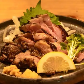 華味鶏 鶏もものたたき
