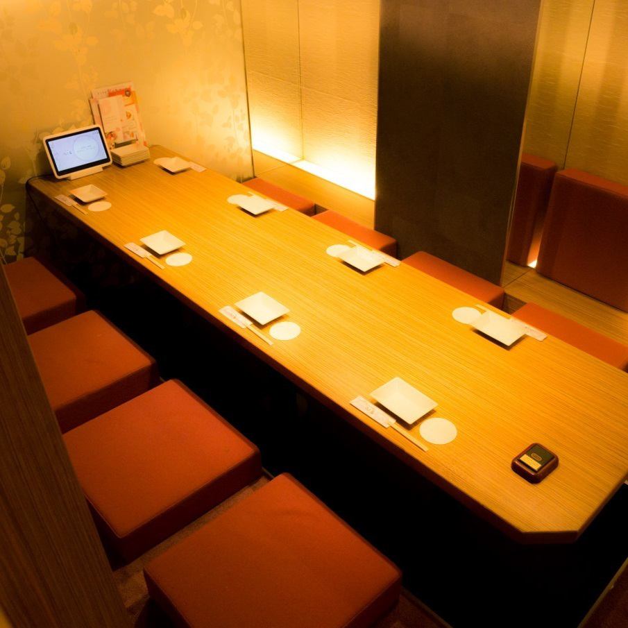 Popular sunken kotatsu seats! We can provide private rooms according to the number of people.