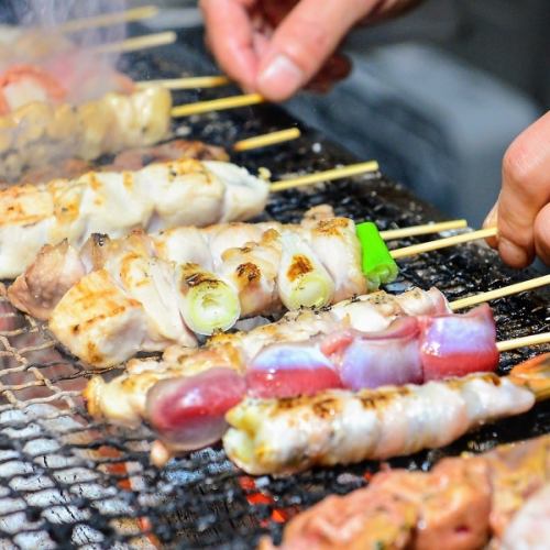 “逸品”炭火焼き地鶏トロもも炙り×焼き鳥は必食☆!!