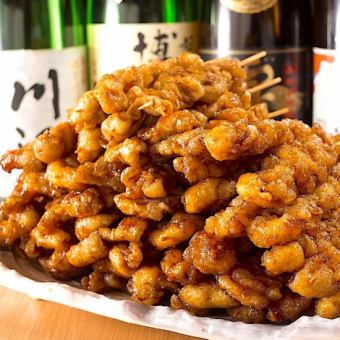 パリパリ鶏皮2本　（塩・レッド）