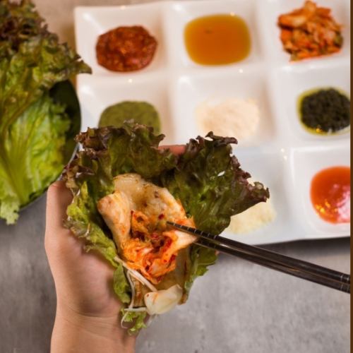 180分制☆サムギョプサル食べ飲み放題3800円→3300円！◇学生必見！！さらにお得な学割で2700円★！！