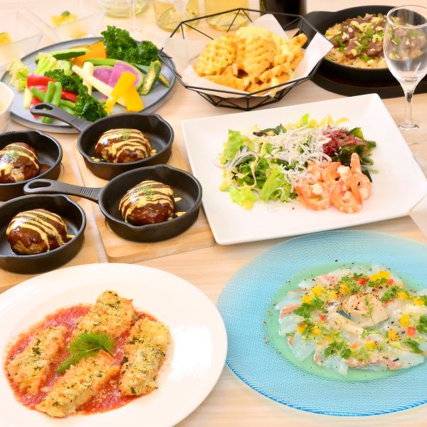≪推薦宴會、酒會≫ 各種套餐4,000日圓（含稅）起，以合理的價格享有本店推薦的菜餚