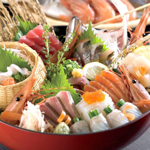 新鮮魚介の刺身盛り合せ
