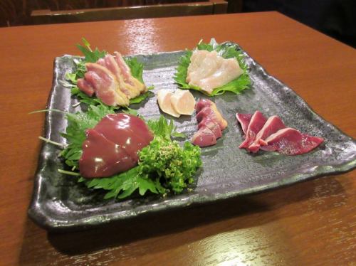 ★Six kinds of Miyazaki Jitokko chicken sashimi platter★[Limited to 2 sets]