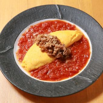 [Omelet with your choice of sauce] Curry Bolognese