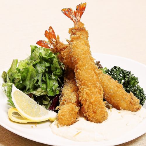 3 big fried shrimp