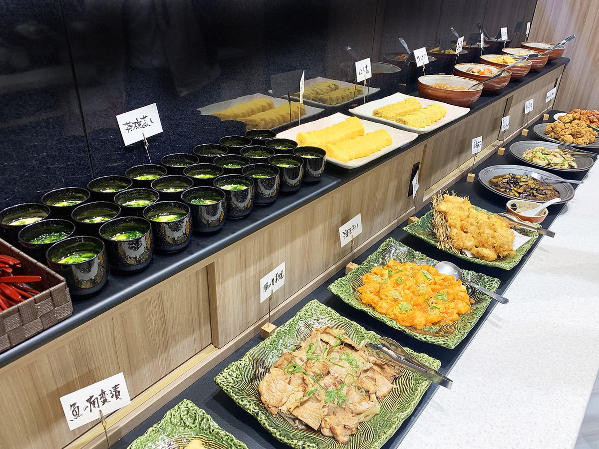 【復活】ランチバイキング！潤和自慢の唐揚げや玉子焼など24種類の料理が食べ放題♪