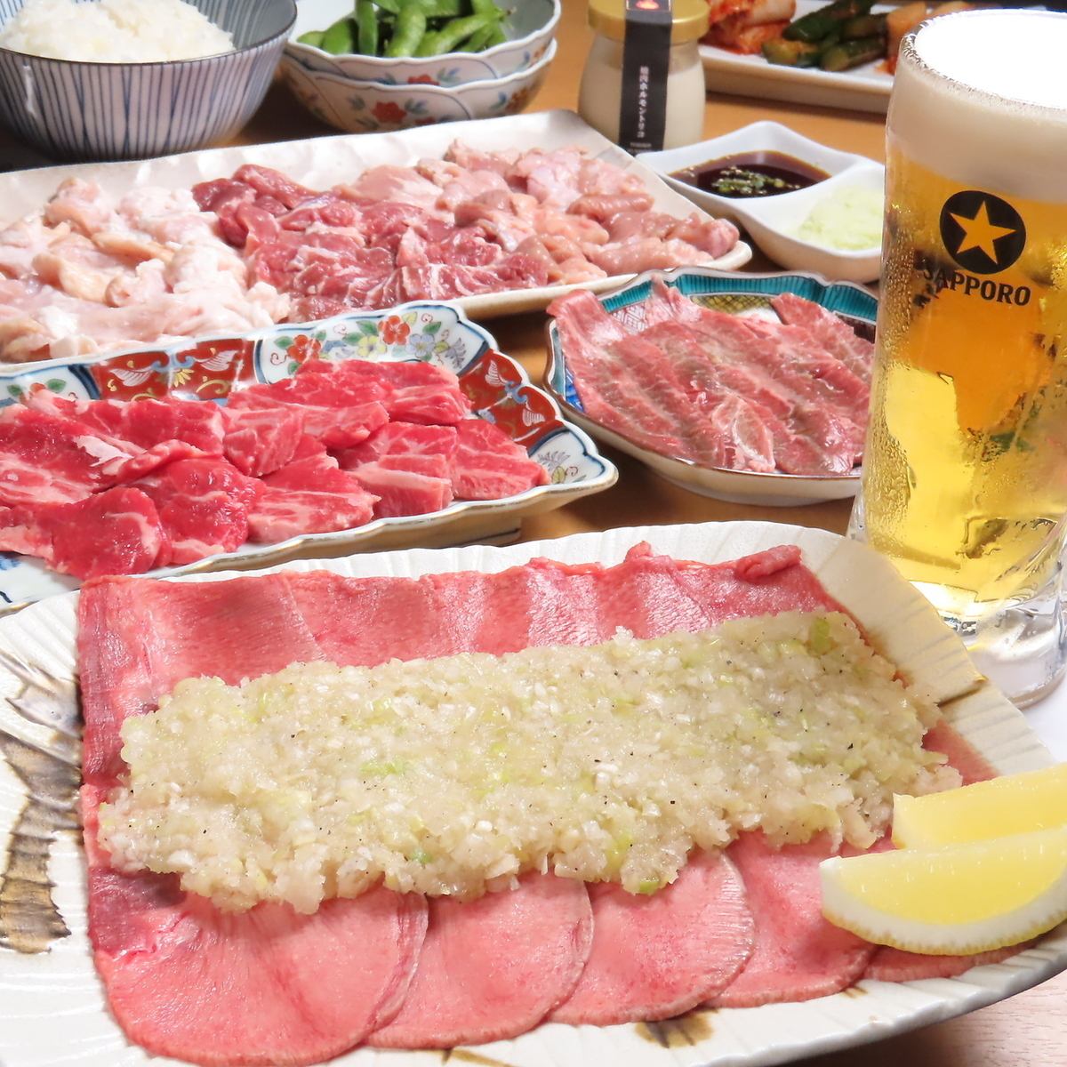 お肉とお酒の愛称は抜群！満足度の高いコースになっております♪