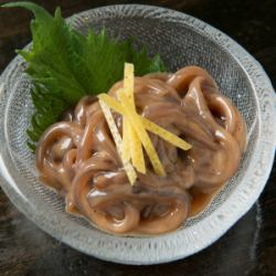 Squid liver dressing