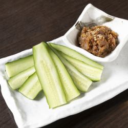 pork miso cucumber