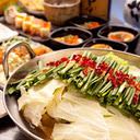 　まっちゃん贅沢コース　牛もつ鍋選べる味は７種類　2時間飲み放題付き8品