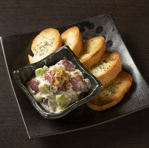 Bluefin tuna and avocado tartare