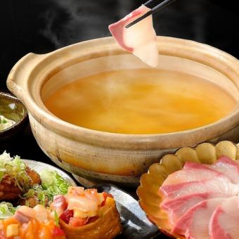 【2025忘年会コース】名物!鰤!ブリ!ぶりしゃぶコース【日本酒八海山も2時間飲み放題つき】