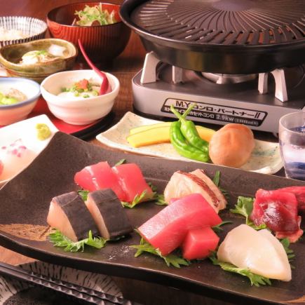 【2025忘年会コース】好評!魚の焼肉コース【日本酒八海山も2時間飲み放題つき】