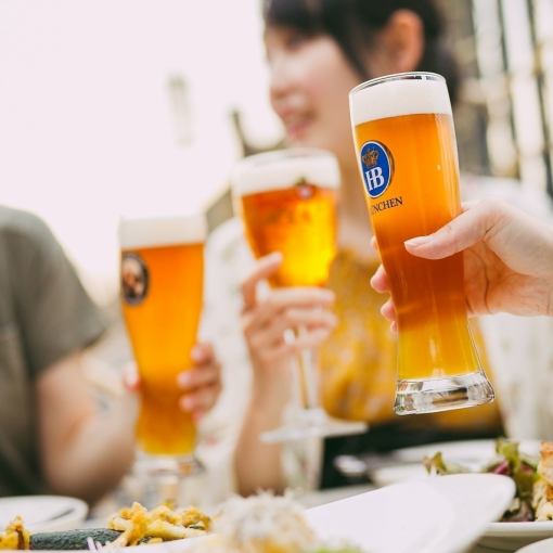 【ランチ限定】世界のビールと楽しむ昼飲みカジュアルコース&海外樽生ビール3種含35種飲み放題
