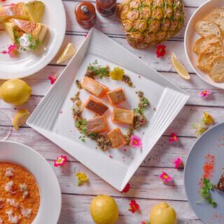 世界套餐【美洲】包含2小时畅饮5种海外生啤!最适合想边用餐边享用各国啤酒的您!