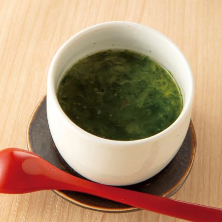 しじみ出汁の茶碗蒸し~雑炊仕立て~(あおさ餡)