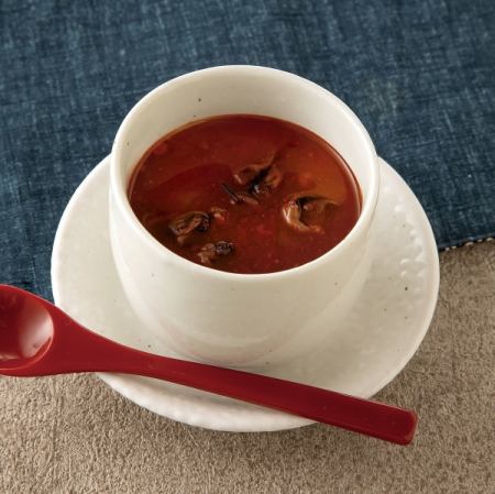 しじみ出汁の茶碗蒸し~雑炊仕立て~(ほたるいか)