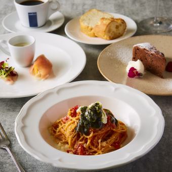 [Lunch Course A] A smart lunch where you can choose your favorite pasta and pizza!