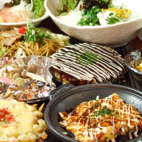もんじゃ焼きコース☆