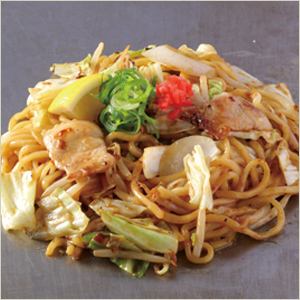 [塩]塩ダレミックス焼そば(豚・イカ・エビ)