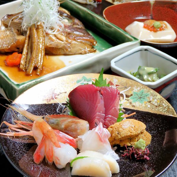 【厳選逸品料理のみ】はんなりコース＜全8品＞5500円(税込)　～個人盛りでご提供～