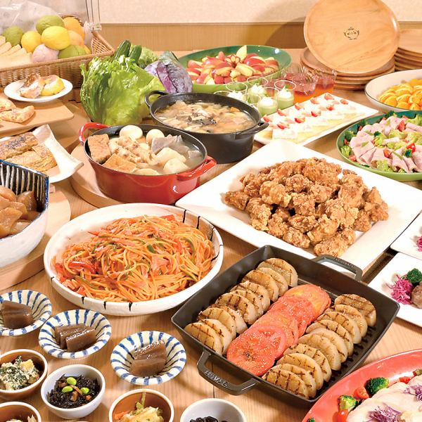 A buffet restaurant that can be enjoyed by three generations★A healthy future with Shinshu food culture