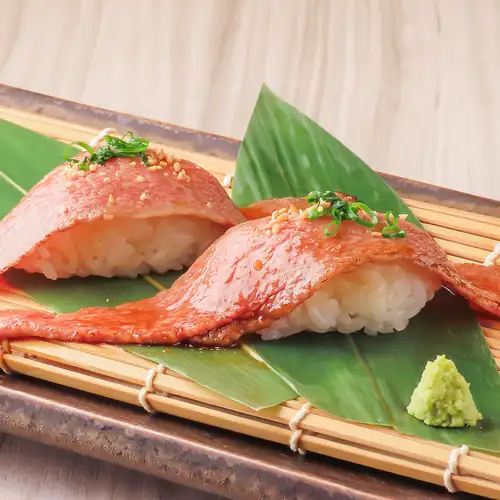 和牛カルビ炙り握り寿司(一貫)