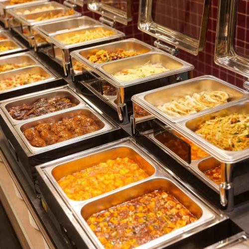 【平日ランチビュッフェ】海老チリ・麻婆豆腐・小籠包など人気メニュー全40品＋ソフトドリンク飲み放題