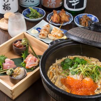 飲み放題付!和牛ローストビーフやお造り2種盛りなど全６品5500円(税込)
