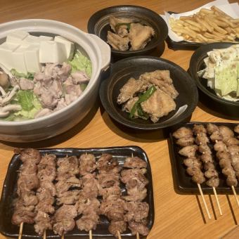 ◎180分鐘暢飲,包含水炊火鍋或相撲火鍋在內的11道菜 ⇒ 5,000日圓(含稅) → 可預訂15人以上!