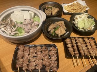 ◎180分钟畅饮，包含水炊火锅或相扑火锅在内的11道菜 ⇒ 5,000日元（含税） → 可预订15人以上！