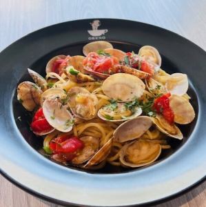 50.アサリのペペロンチーノ風