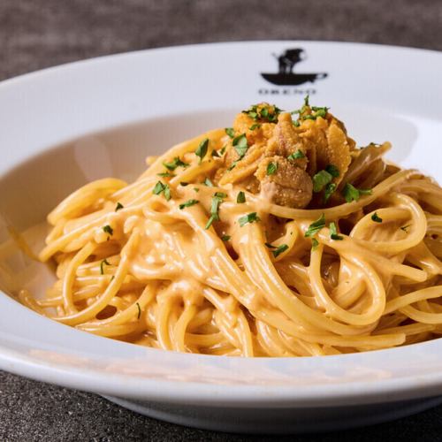 濃厚なウニのクリームスパゲティ