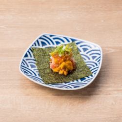 Gout: Salmon roe x sea urchin x minced tuna