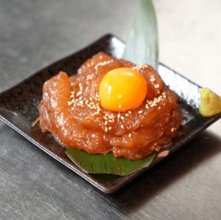 赤えび漬けユッケ