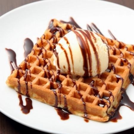 バニラワッフル