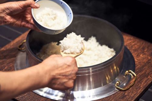 衩米饭和美味的日式自助餐