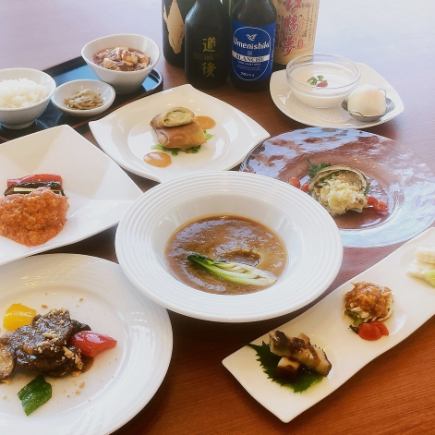 【一月推荐套餐】宜宾套餐,共8道菜,每人11000日元(含税)