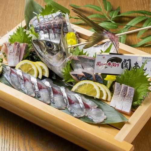 Bungo Channel Seki mackerel or Seki horse mackerel assortment