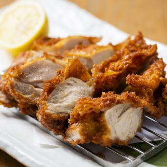 Deep fried Bungo chicken thigh