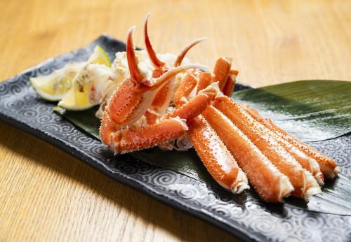 コースオプション　ズワイガニの釜茹で