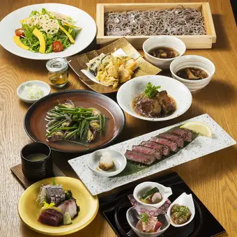 Our most popular course♪ [Tanso] Bungo Channel Sashimi, Oita Wagyu Beef, and 11 other dishes + all-you-can-drink