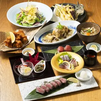 11/5~忘新年会コース●一番人気♪【淡窓】豊後水道刺、大分和牛他12品+飲放付コース